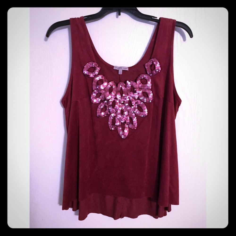 Sequin tank worn once.